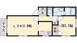 ヴィラージュ西庄 1階/B102