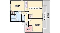 サニーハイツ田寺 B棟 1階/B101