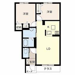 フェリア山崎 1階/B101