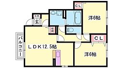 グランモア航 B棟 1階