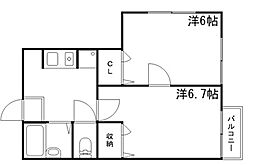 ノーブル青山II 2階