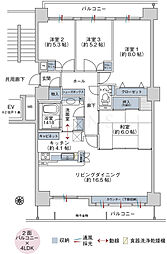 クルーザーバレー新川橋 4LDKの間取図画像