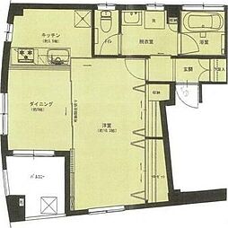 トレースフィット 1LDKの間取図画像