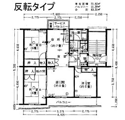 間取図画像 3LDK