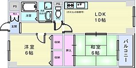 キンキマンション 302 ｜ 大阪府豊中市上野西2丁目（賃貸マンション2LDK・3階・53.00㎡） その2