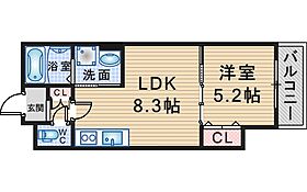 クリエオーレ曽根南町 303 ｜ 大阪府豊中市曽根南町3丁目（賃貸アパート1LDK・3階・32.09㎡） その2