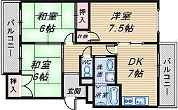 間取図画像 3DK