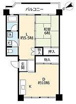 UR周陽二丁目  ｜ 山口県周南市周陽2丁目（賃貸マンション1LDK・4階・53.87㎡） その2