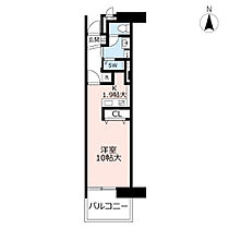 URパークタウン大手町  ｜ 福岡県北九州市小倉北区大手町（賃貸マンション1DK・8階・29.64㎡） その2