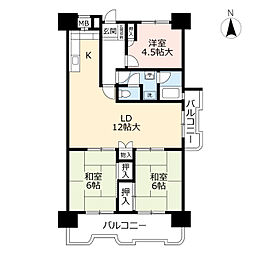 間取図画像 3LDK