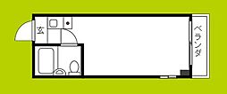 那須アーバン ワンルームの間取図画像