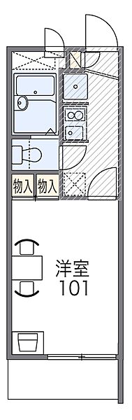 大阪府大阪市阿倍野区晴明通(賃貸マンション1K・3階・19.87㎡)の写真 その2