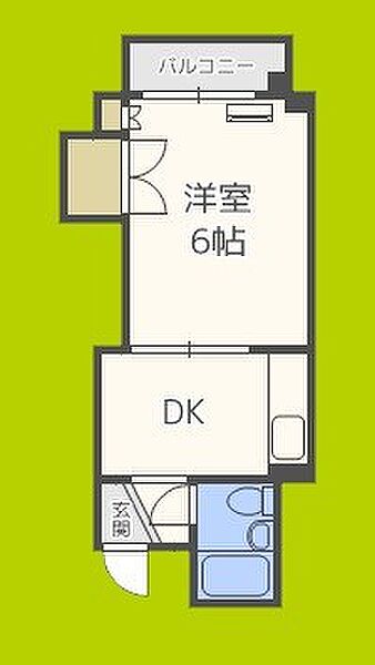 グレイスフル第2東三国II ｜大阪府大阪市淀川区東三国６丁目(賃貸マンション1DK・5階・21.67㎡)の写真 その2