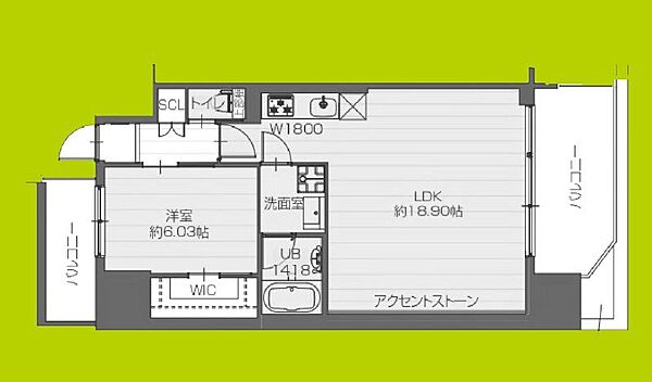 プレジオ新大阪EURO ｜大阪府大阪市淀川区宮原１丁目(賃貸マンション1LDK・3階・56.56㎡)の写真 その2