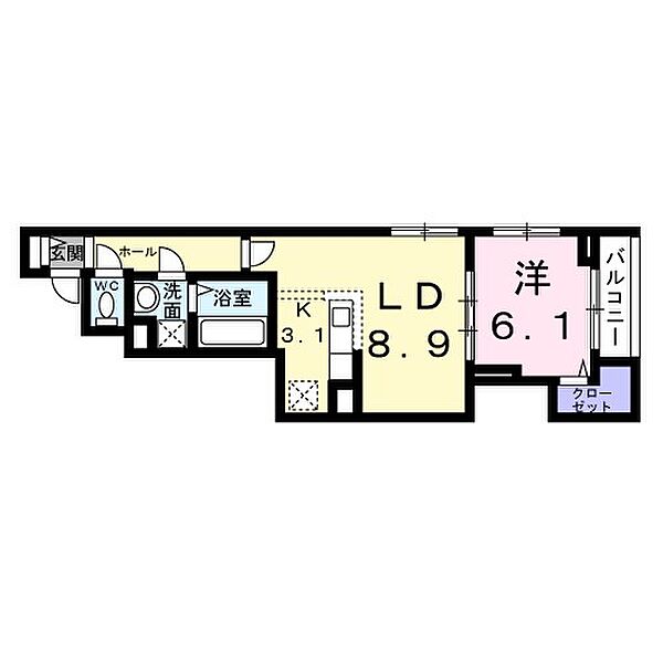 エスポワール立葉 ｜大阪府大阪市浪速区立葉２丁目(賃貸アパート1LDK・2階・43.48㎡)の写真 その2