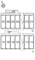 レオパレスサンハイム  ｜ 大阪府大阪市浪速区久保吉１丁目（賃貸アパート1K・2階・19.87㎡） その9