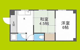 山宗マンション  ｜ 大阪府大阪市東住吉区杭全６丁目（賃貸マンション2K・1階・33.00㎡） その2