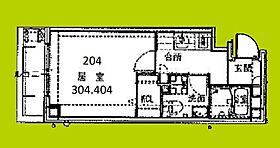 Ritz SQUARE 蘭狭館II  ｜ 大阪府東大阪市足代新町（賃貸マンション1K・2階・20.99㎡） その2