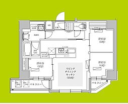間取図画像 3LDK