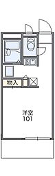 レオパレスETERNAL 1Kの間取図画像