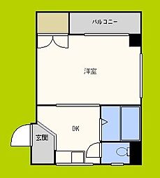 間取図画像 1DK