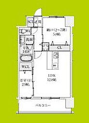 スプランディッドライズ新大阪ノース 2LDKの間取図画像