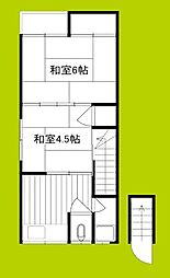 佐々木文化 2階2DKの間取り
