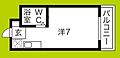シティーホームズ針中野パート23階3.7万円