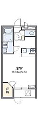レオパレス天上野II 1階1Kの間取り