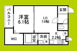 間取図画像 1LDK