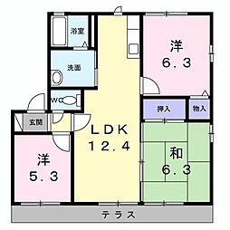 間取図画像 3LDK