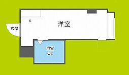 昭和グランドハイツ第2菅栄 ワンルームの間取図画像