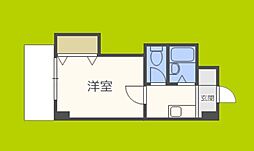 ノルデンハイム柴島 1Kの間取図画像