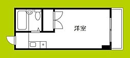 上新ビル7 ワンルームの間取図画像