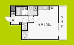 ASTIA-5 ワンルームの間取図画像