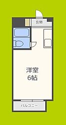 メゾン・ド・サンセール ワンルームの間取図画像