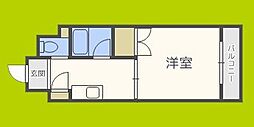 DO大阪港 1Kの間取図画像