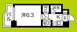シンセリティ野中 1Kの間取図画像