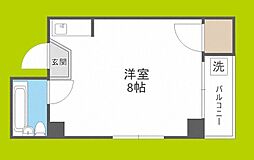 麗風館 ワンルームの間取図画像