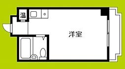 ロイヤルクレイン玉出 ワンルームの間取図画像