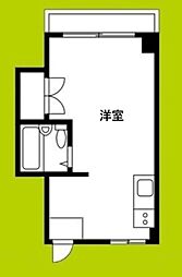 マンションジュライ ワンルームの間取図画像