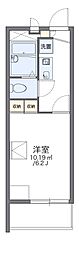 レオパレスミナミノ1 1Kの間取図画像