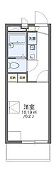 レオパレス明光 1Kの間取図画像