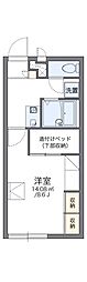 レオパレスコンフォート 1Kの間取図画像
