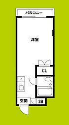 SOハイツ ワンルームの間取図画像