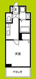 ジュネーゼグラン福島ミラージュ 1Kの間取図画像