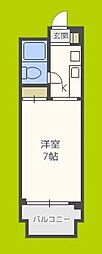 メゾン・ド・シャルジェ 1Kの間取図画像