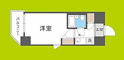 エスリード新大阪第6 1Kの間取図画像