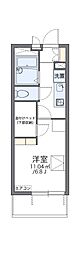 レオパレス森ノ宮中央 1Kの間取図画像