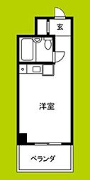 ライオンズマンション日本橋 ワンルームの間取図画像